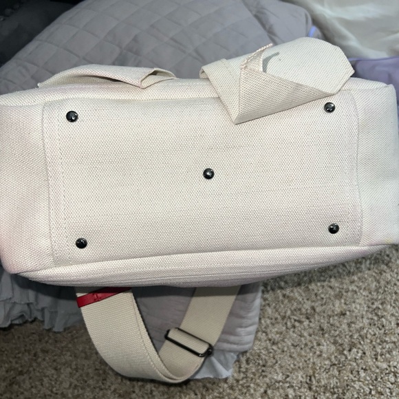 Valentino Garavani Cream and Red Tote Bag - Picture 6 of 6